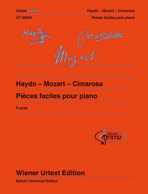 Haydn - Mozart - Cimarosa（スペイン語・フランス語）