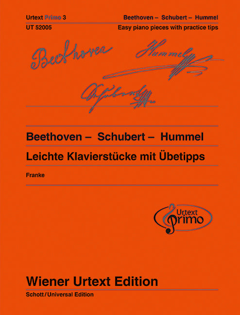 Beethoven - Schubert - Hummel（ドイツ語・英語）