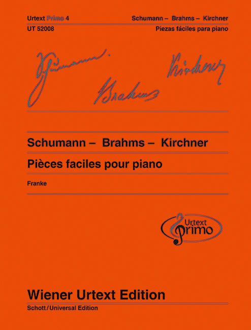 Schumann - Brahms - Kirchner（スペイン語・フランス語）