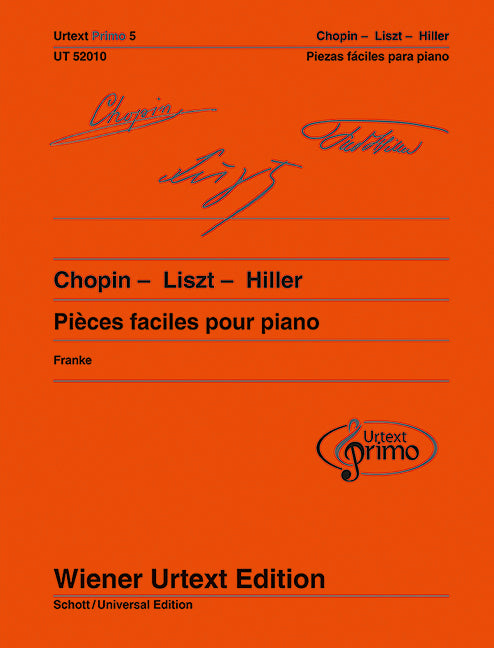 Chopin - Liszt - Hiller（スペイン語・フランス語）