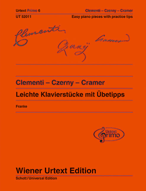 Clementi - Czerny - Cramer（ドイツ語・英語）