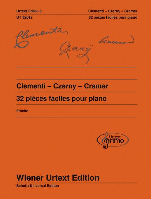 Clementi - Czerny - Cramer（スペイン語・フランス語）