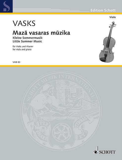Maza vasaras muzika (viola and piano)