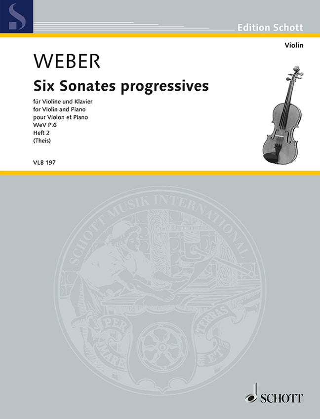 Six Sonates progressives WeV P.6 Book 2