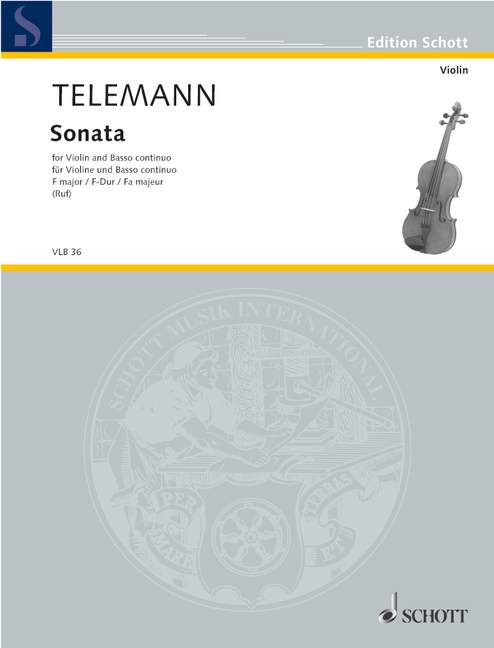 Sonata F-Dur (violin and basso continuo (harpsichord, piano); cello (viola da gamba) ad libitum)