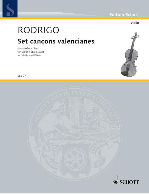 Set cançons valencianes (violin and piano)