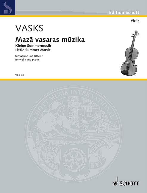 Maza vasaras muzika (violin and piano)