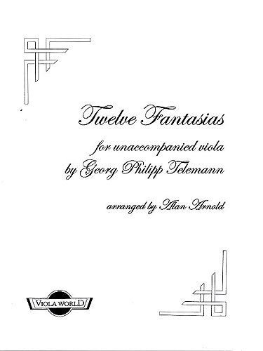 Twelve Fantasias for Viola