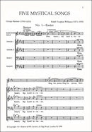 Five Mystical Songs (TTBB Chorus part)