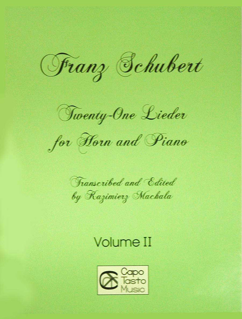 Twenty-One Lieder for Horn and Piano