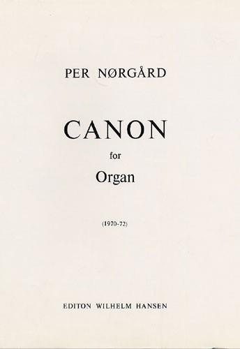 Canon for Organ