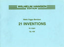 21 Inventions for Organ Op.458