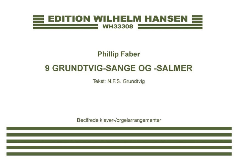 9 Grundtvig-Sange Og -Salmer
