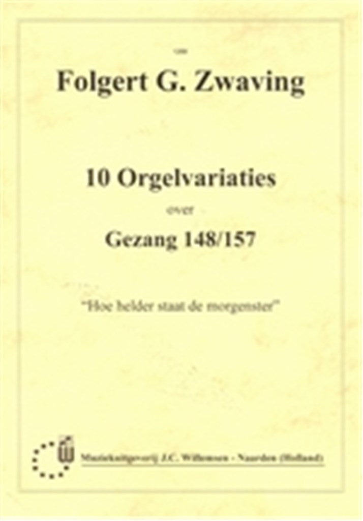 10 Orgelvariaties Over Gezang 148/157