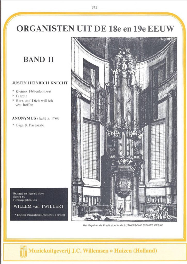 Organisten uit de 18e en 19e Eeuw 2 = Organist Composers of the 18th and 19th Centuries, vol. 2