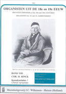 Organisten uit de 18e en 19e Eeuw 8 = Organist Composers of the 18th and 19th Centuries, vol. 8
