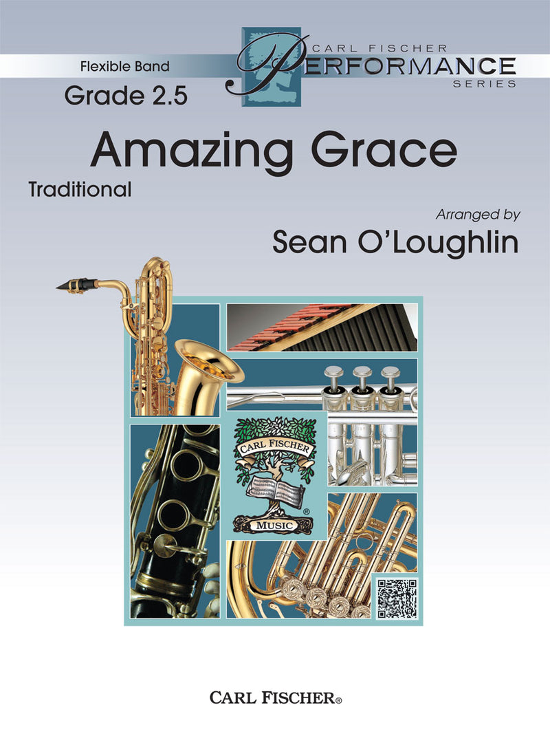 Amazing Grace, Concert Band (Grade 2.5) (Score & Parts)