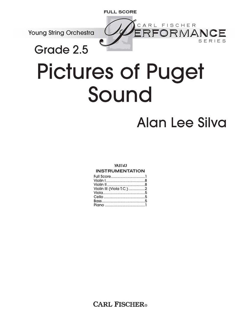 Pictures of Puget Sound (Study Score)