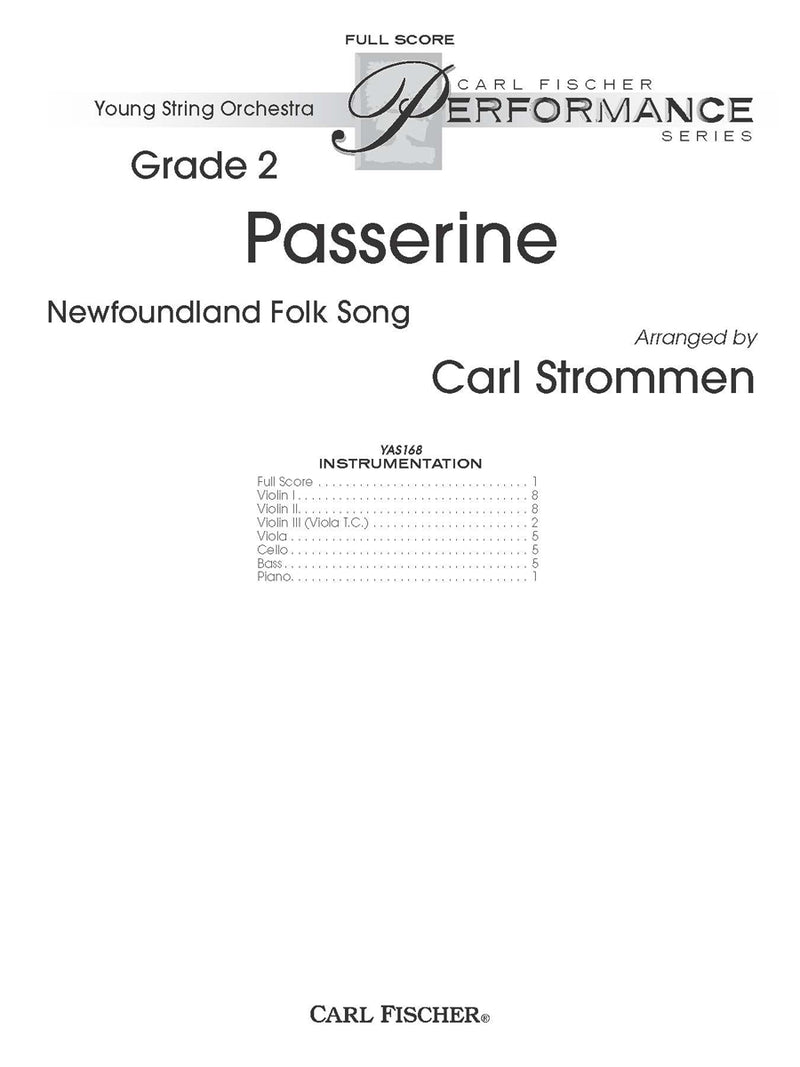 Passerine (Score Only)