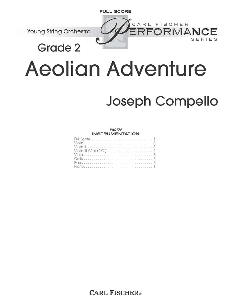 Aeolian Adventure (Score Only)