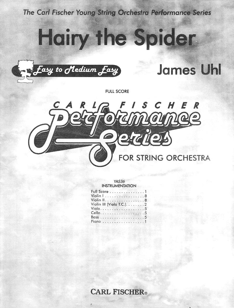 Hairy The Spider (Score Only)