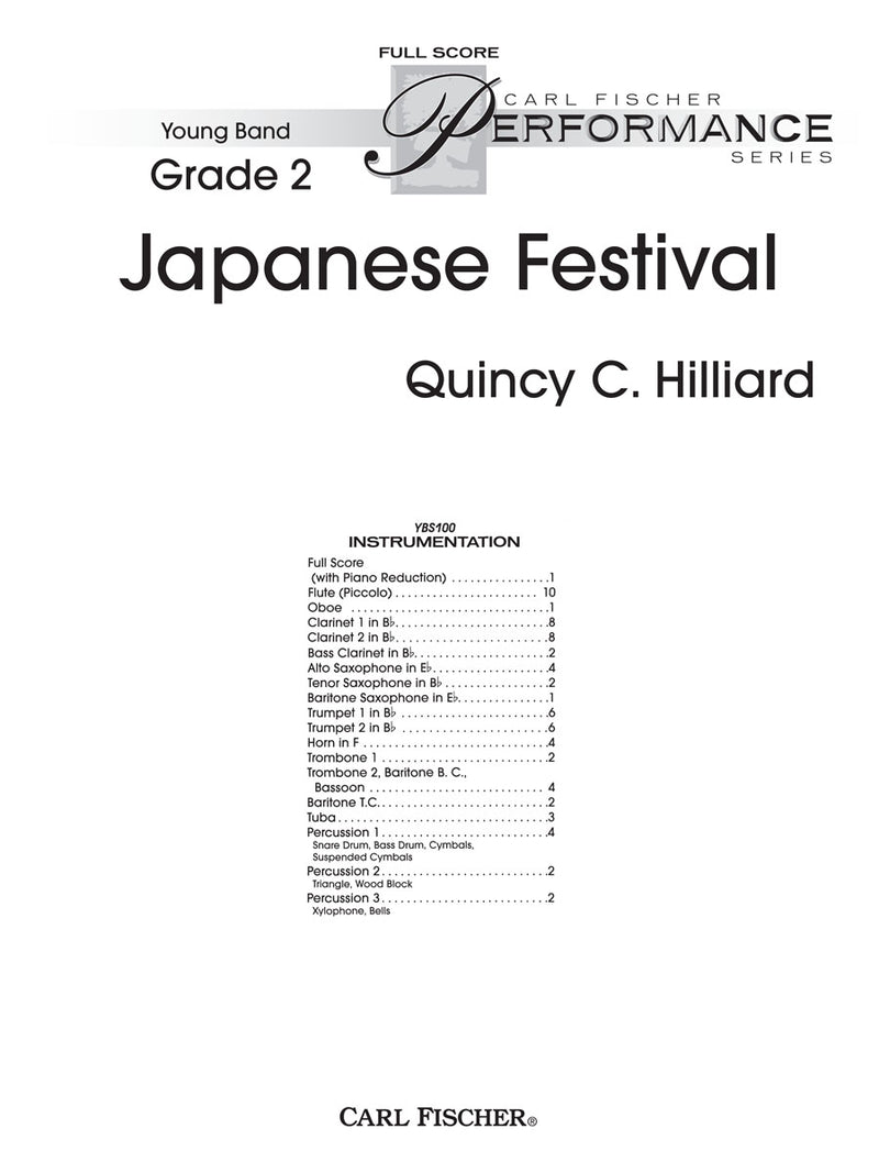 Japanese Festival (Score Only)