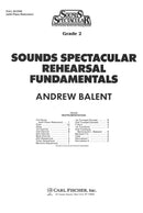 Sounds Spectacular Rehearsal Fundementals