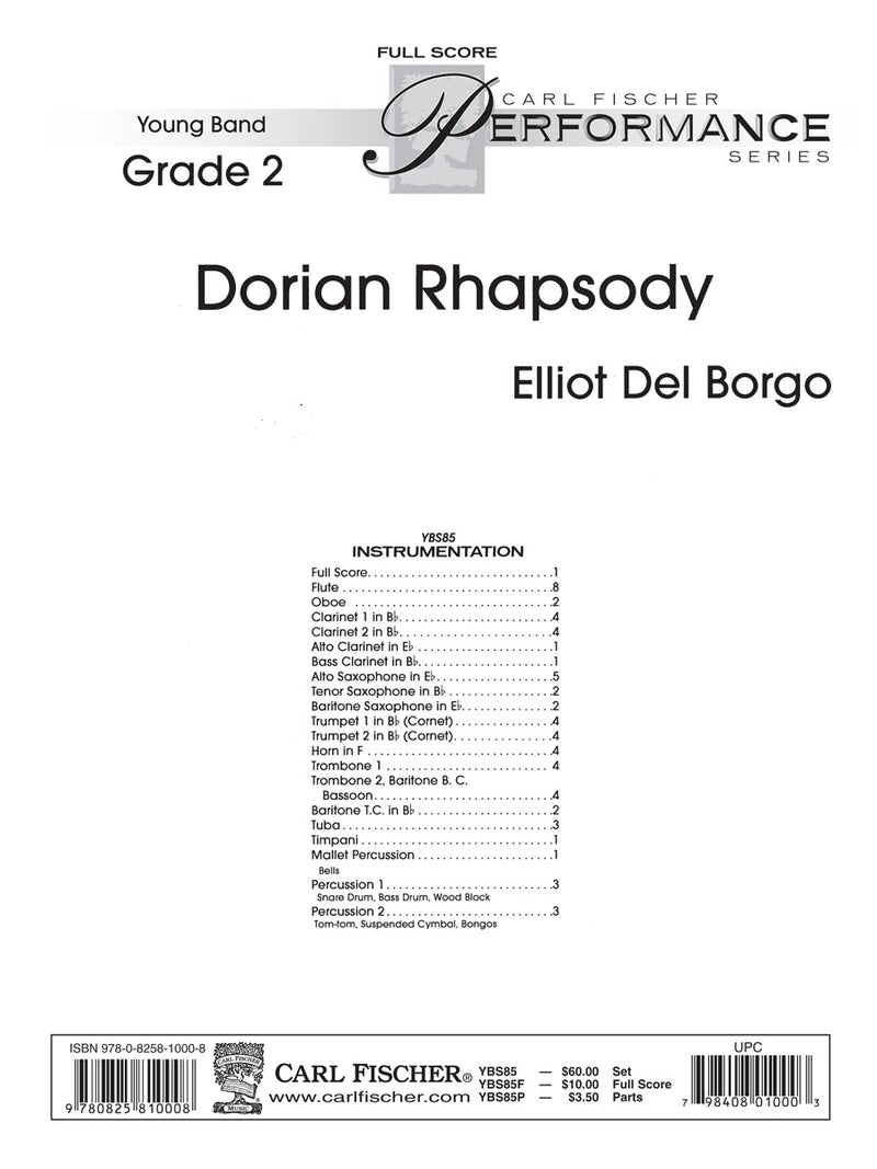 Dorian Rhapsody (Score Only)