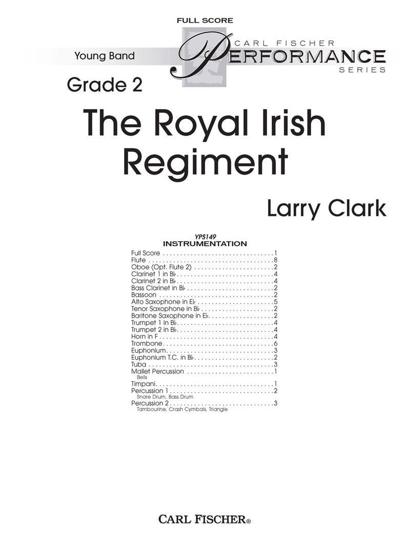 The Royal Irish Regiment (Study Score)