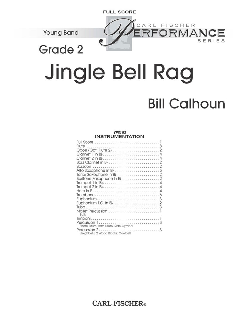 Jingle Bell Rag (Study Score)