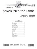 Saxes Take the Lead (Study Score)