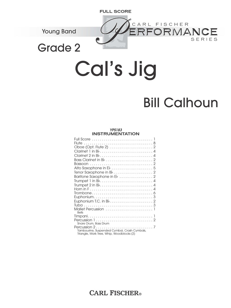 Cal's Jig (Study Score)