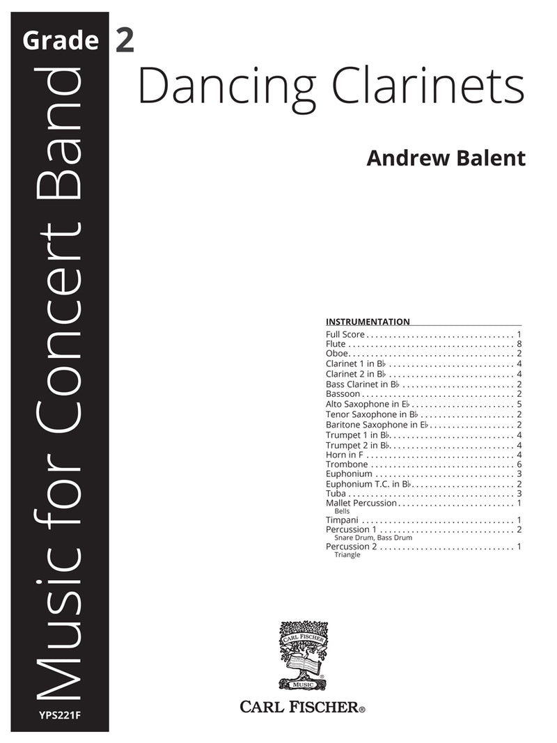 Dancing Clarinets (Score Only)