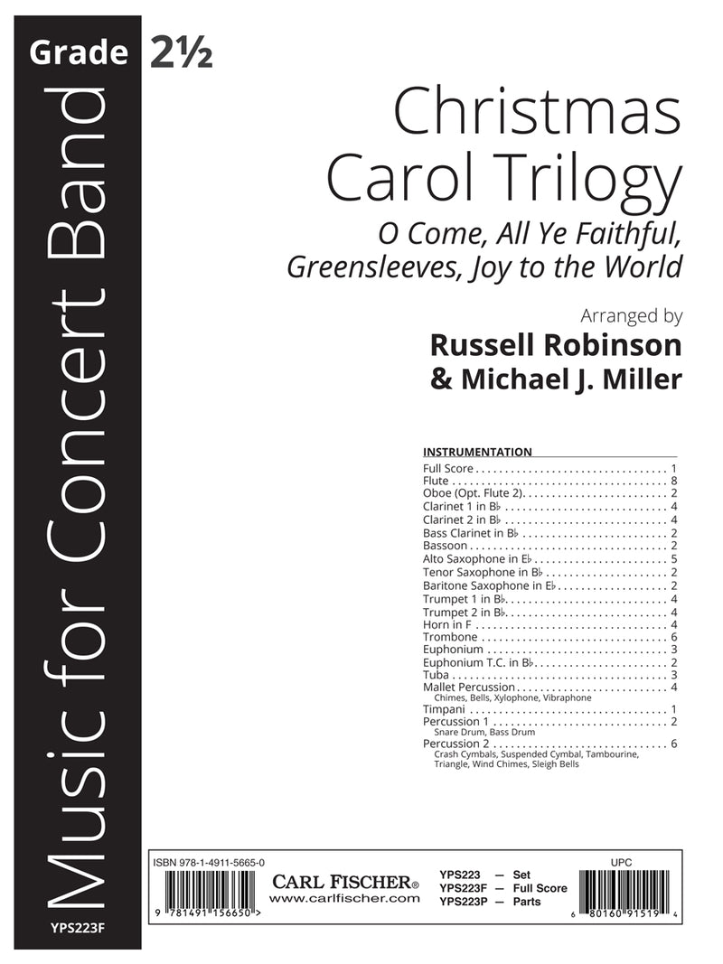 Christmas Carol Trilogy (Score Only)