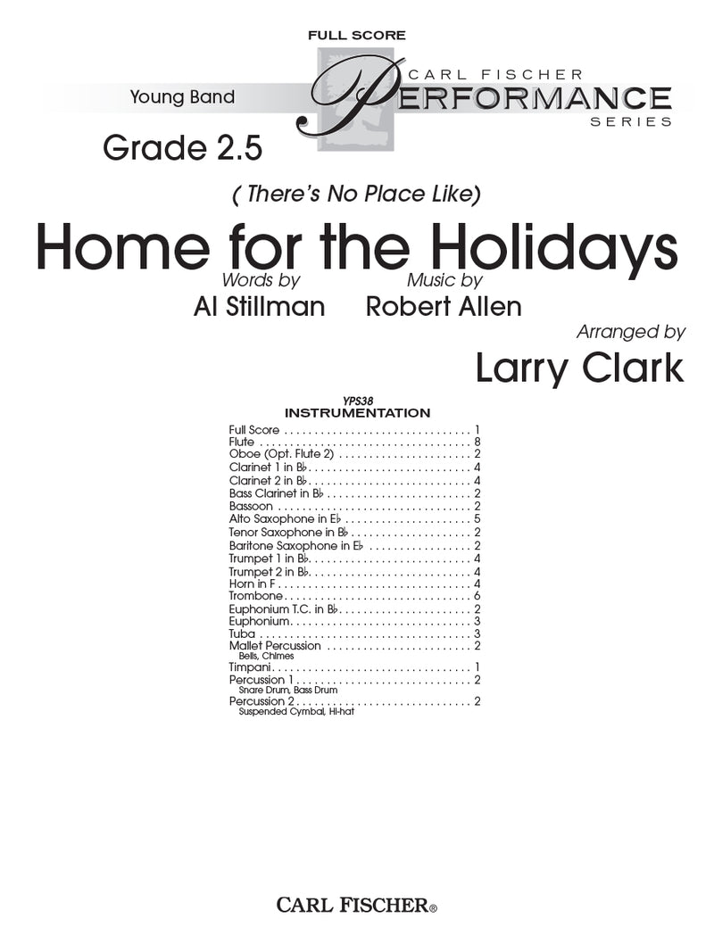 (There's No Place Like) Home for the Holidays (Score Only)