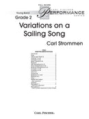 Variations On A Sailing Song, Concert Band (Score Only)