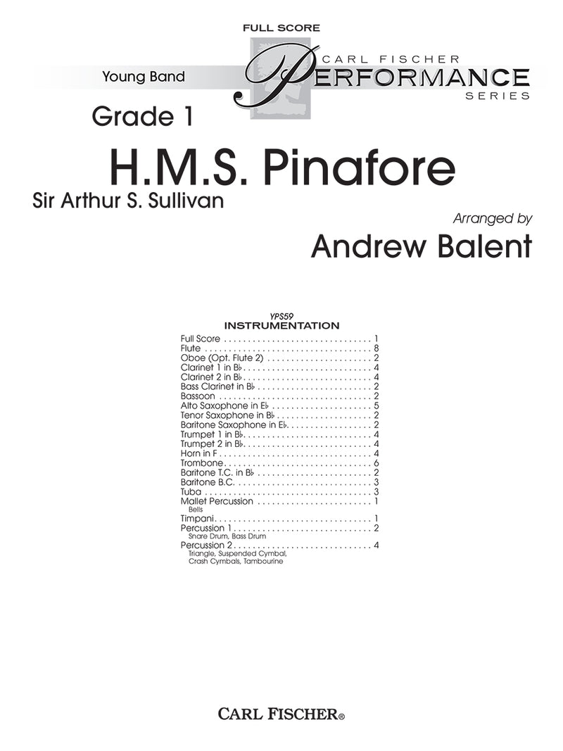 Selections from H.M.S Pianofore (Score Only)