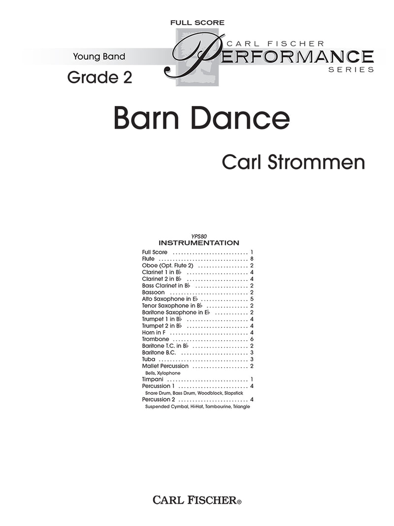 Barn Dance (Score Only)