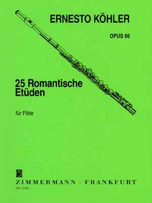 25 Romantische Etüden für Flöte