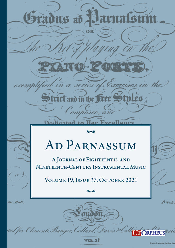 Ad Parnassum - Vol. 19 No. 37