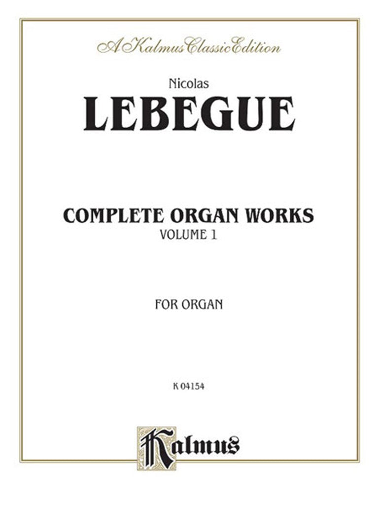 Complete Organ Works, Vol. 1