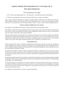 Andante Cantabile from String Quartet no. 1 in D major, op. 11