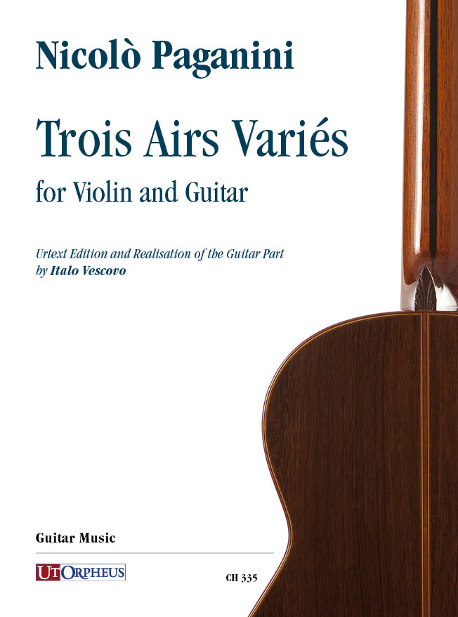 Trois Airs Variés per Violino e Chitarra
