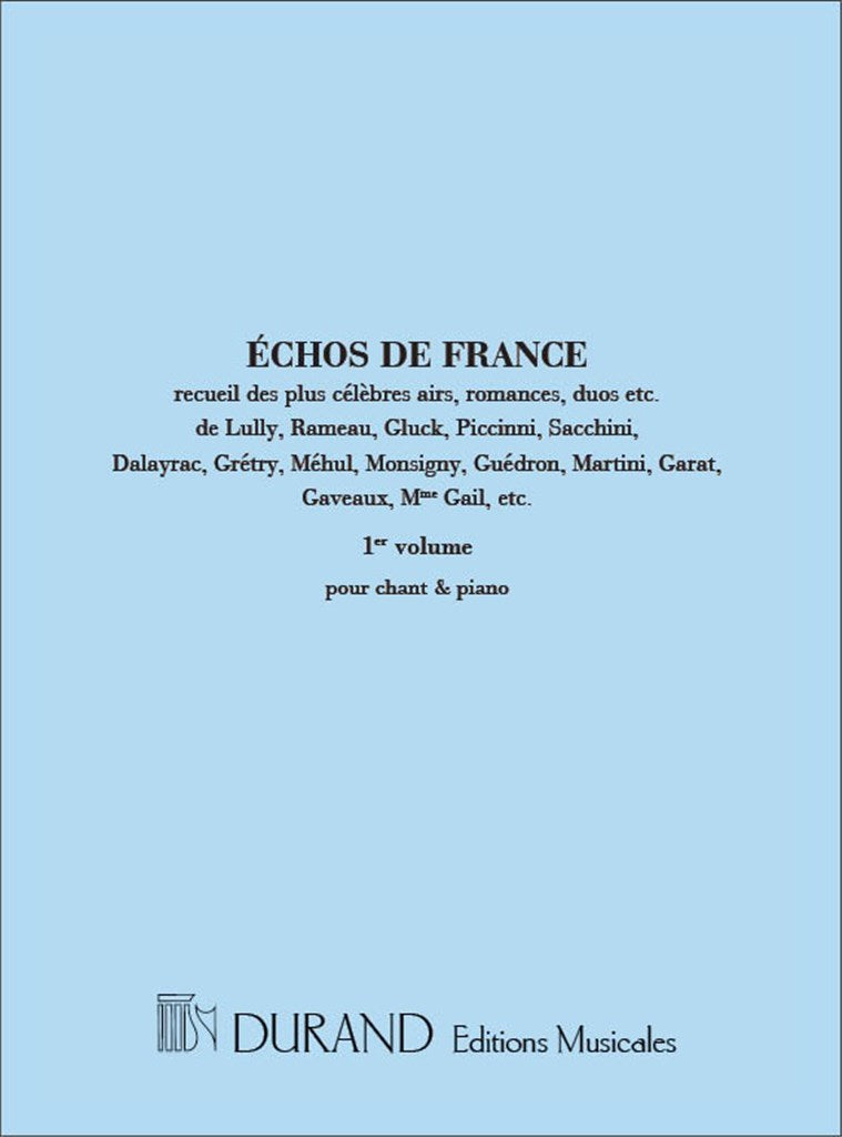 Échos de France, Vol. 1