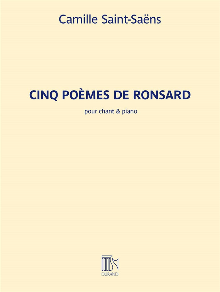Cinq Poèmes de Ronsard