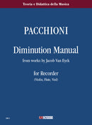 Manuale di Diminuzione from works by Jacob v Eyck