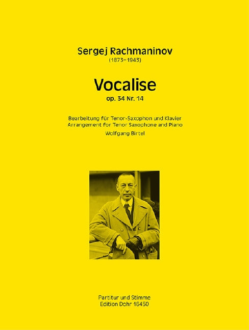 Vocalise op.34/14 (tenor saxophone and piano)