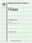 Nabucco: Overture（スコアとパート譜セット）