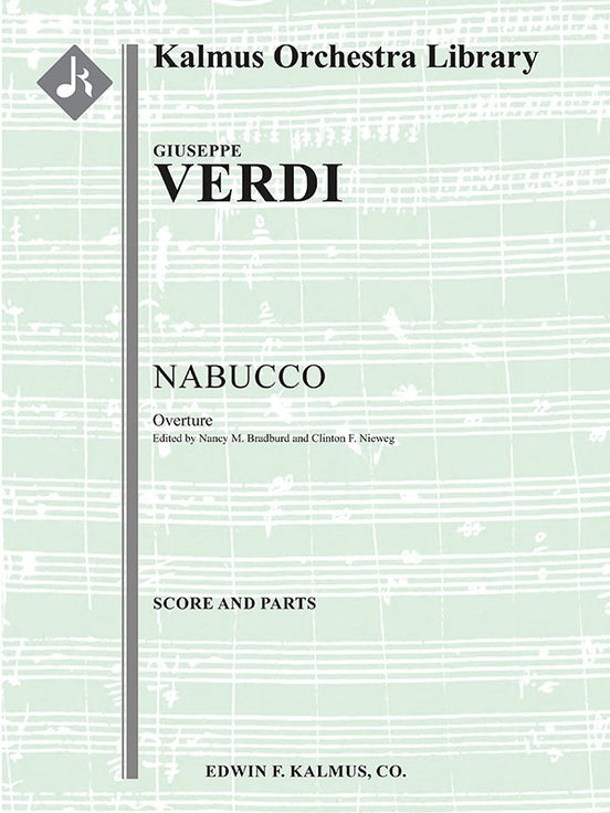 Nabucco: Overture（スコアとパート譜セット）