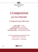 4 Composizioni per Coro Maschile